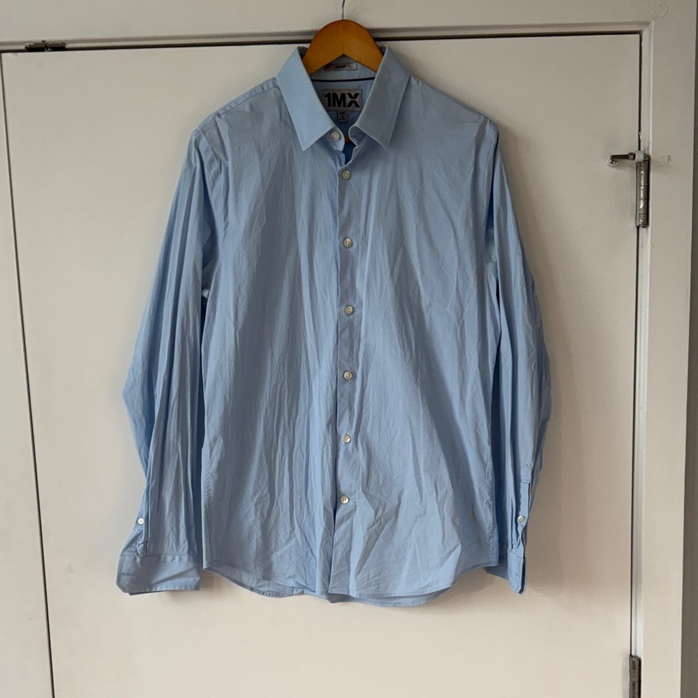 Express Light Blue Dress Shirt